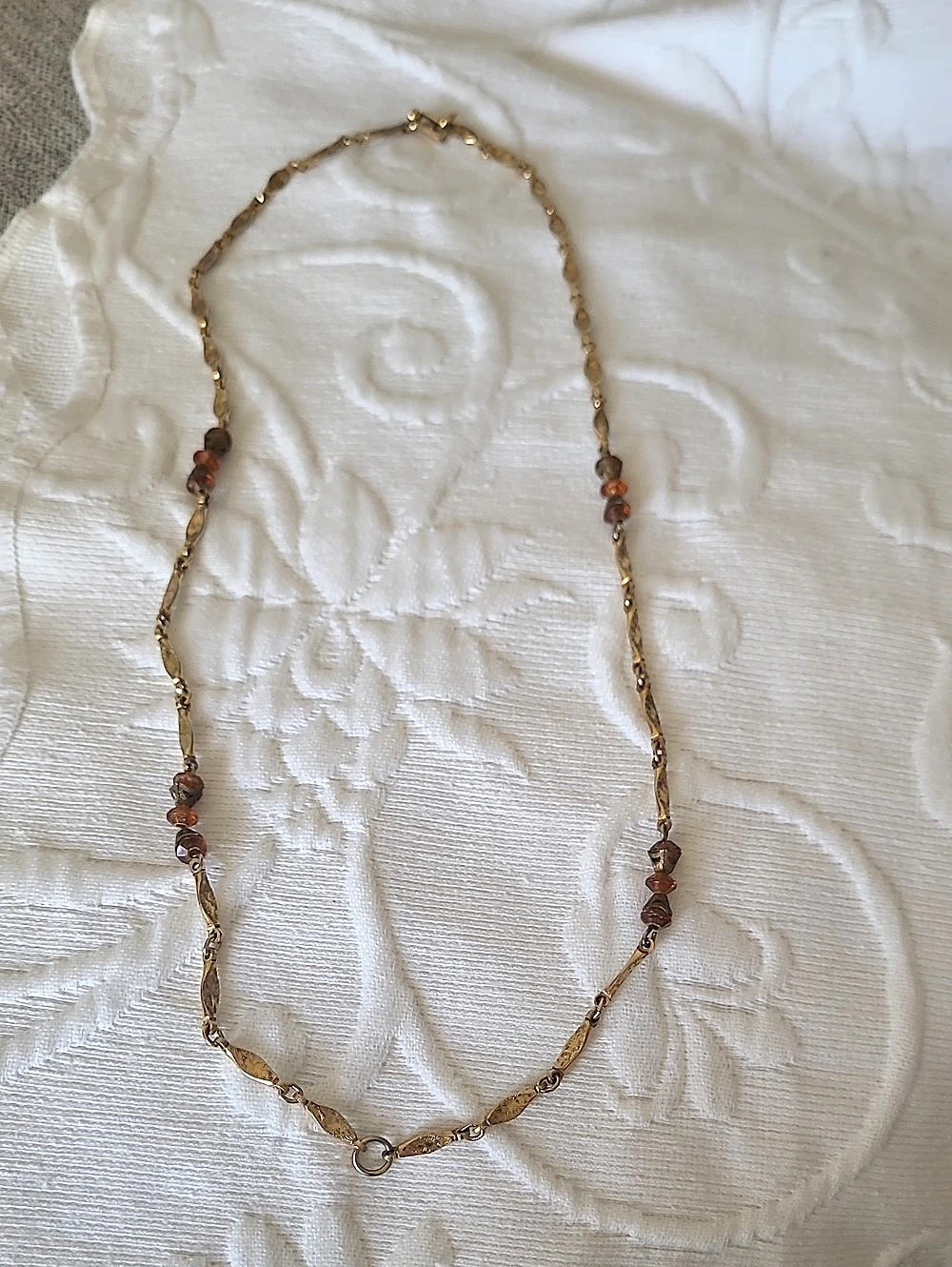 Beaded Gold-Tone Necklace
